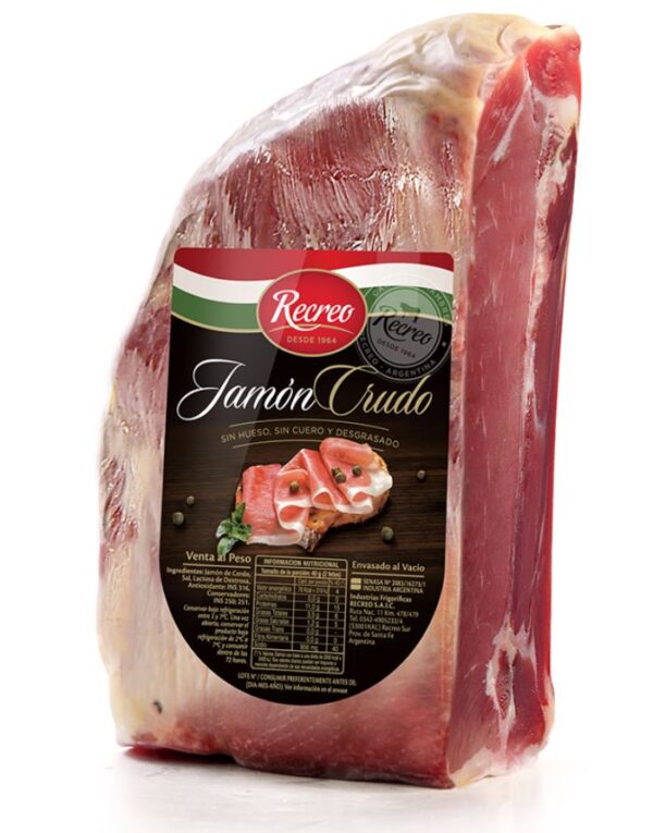 JAMON CRUDO ESPECIAL RECREO